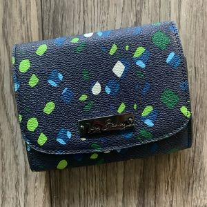 Vera Bradley PVC Petite Wallet in Ink Spots